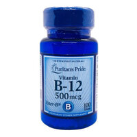 VIÊN UỐNG BỔ MÁU, NGỪA CHÓNG MẶT, TĂNG TRÍ NÃO - PURITAN'S PRIDE VITAMIN B12 500MCG 100VIÊN