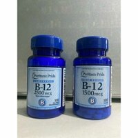 Viên Uống Bổ Máu, Ngừa Chóng Mặt, Tăng Cường Trí Não Vitamin B12 1500mcg, 2500mcg Puritan's Pride