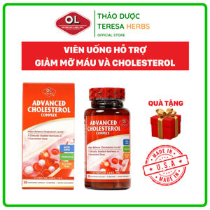 Viên uống bổ máu Olympian Labs Advanced Cholesterol Complex Lọ 30 viên