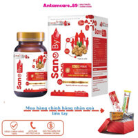 Viên uống bổ máu Sano By - Giúp bổ sung sắt, Acid Folic, giảm nguy cơ thiếu máu tốt cho phụ nữ mang thai - Lọ 30 viên