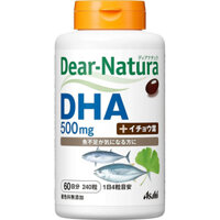 Viên uống bổ não Asahi Dear-Natura DHA 500mg Nhật Bản