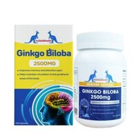 Viên Uống Bổ Não AuGoldHealth Ginkgo Biloba 2500mg – 100 Viên