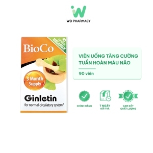 Viên uống bổ não BioCo Ginletin hộp 90 viên