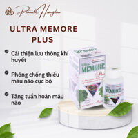 Viên Uống Bổ Não Cải Thiện Trí Nhớ ULTRA MEMORE PLUS – Tăng Tuần Hoàn Máu Não