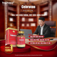 Viên Uống Bổ Não Cebraton Premium Traphaco Giúp Bổ Não, Tăng Tập Trung, Giảm Căng Thẳng Đau Đầu, Cải Thiện Mất Ngủ