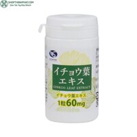 Viên uống bổ não chiết xuất lá bạch quả Shiratori Ginkgo Biloba Extract 60 viên
