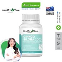 Viên uống bổ não của Úc Healthy Care Ginkgo Biloba 2000mg