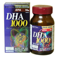 Viên uống bổ não DHA 1000mg & EPA 14mg Itoh 120 Viên Nhật Bản