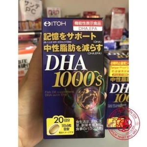 Viên uống bổ não Dha 1000mg Epa 14mg Itoh 120 viên