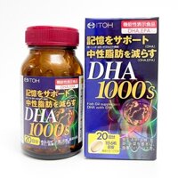 Viên uống bổ não DHA 1000S ITOH Nhật Bản, hộp 120 viên | Kan.Japan | 4987645494738