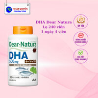 Viên uống bổ não DHA Dear Natura Nhật bản 240 viên chính hãng từ Nhật
