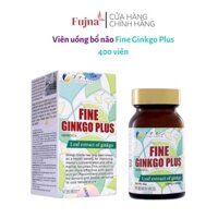 Viên uống bổ não Fine Ginkgo Plus Hoạt Huyết Dưỡng Não Nhật Bản 400 viên