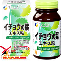 Viên uống bổ não Fine Ginkgo Plus Nhật Bản 400 viên