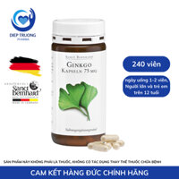 Viên Uống Bổ Não Gingko Kapseln 75mg, SANCT BERNHARD