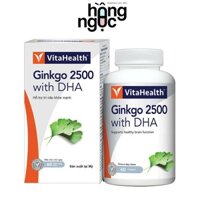 Viên uống bổ não Ginkgo 2500 With DHA (Hộp 60 viên)