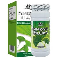 Viên Uống Bổ Não Ginkgo Biloba Polvita Hỗ Trợ Cải Thiện Trí Nhớ Lọ 200 Viên