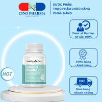 Viên Uống Bổ Não Ginkgo Biloba Healthy Care Úc 100 Viên Lưu Thông Tuần Hoàn Máu Não Cải Thiện Trí Nhớ Và Sự Tập Tru