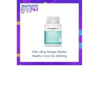 Viên uống bổ não Ginkgo Biloba 2000mg Healthy Care 100 viên của Úc (mẫu mới)