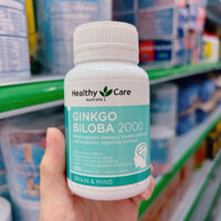 Viên Uống Bổ Não Ginkgo Biloba 2000 Của Úc Healthy Care 100 Viên