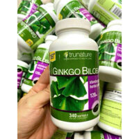 Viên uống bổ não Ginkgo Biloba 120mg Trunature 340 viên