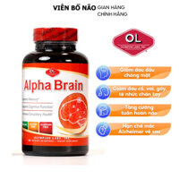 Viên Uống Bổ Não Ginkgo Max Brain NewZealand Hỗ Trợ Tuần Hoàn Máu Não, Cải Thiện Trí Nhớ 120v