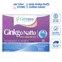 Viên uống bổ não Ginkgo Natto with coenzyme Q10 hoạt huyết dưỡng não, giúp tăng cường trí nhớ, tập trung trí tuệ