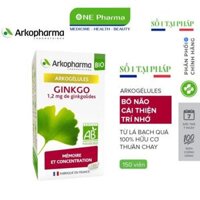 Viên Uống Bổ Não Ginkgo Arkopharma 150 Viên Của Pháp