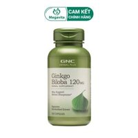 Viên Uống Bổ Não GNC Herbal Ginkgo Biloba 120mg 100 Viên