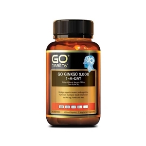 Viên uống bổ não GO Healthy Ginkgo 9000+ 60 viên