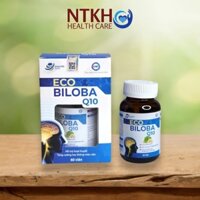 Viên uống bổ não GreenLife Eco Biloba Q10 Ginkgo 240mg - Lưu thông, tuần hoàn máu não (60 viên nang mềm)