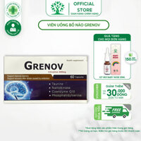 Viên uống bổ não Grenov Citicoline 500mg hỗ trợ cải thiện trí nhớ, phục hồi sau tai biến mạch máu não