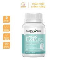 Viên uống bổ não Healthy Care Ginkgo Biloba của Úc