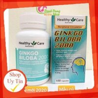 Viên Uống Bổ Não Healthy Care Ginkgo Biloba Úc [date xa] mẫu mới