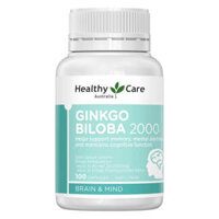 Viên uống bổ não Healthy Care Ginkgo Biloba 2000mg