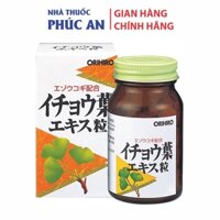 Viên uống bổ não, hổ trợ phòng ngừa tai biến, đột quỵ Orihiro Ginkgo Biloba Nhật Bản 240 viên
