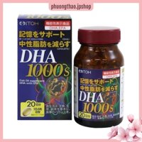 Viên uống bổ não Itoh DHA 1000 Nhật Bản chính hãng hộp 120 viên - PHUONGTHAO.JPSHOP