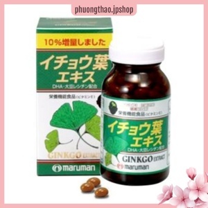 Viên uống bổ não Maruman Ginkgo Biloba