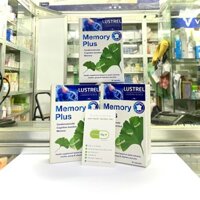 Viên Uống Bổ Não Memory Plus- Tăng Cường Trí Nhớ- Giảm Đau Đầu- Tiền Đình Chóng Mặt (Hôp 30 viên)