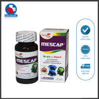 Viên uống bổ não Mescap của Mỹ, tăng cường trí nhớ, tuần hoàn não Hộp 30 viên