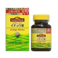 Viên Uống Bổ Não Nature Made Ginkgo Biloba (loại 30 ngày)