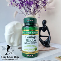 Viên Uống Bổ Não Nature'S Bounty Ginkgo Biloba 120 Mg – Tăng Cường Trí Nhớ, Lưu Thông Máu Não Hiệu Quả - King Khỏe Đẹp