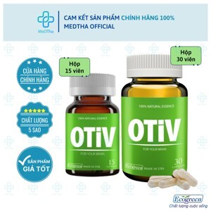 Viên uống bổ não Otiv Ecogreen 30 viên