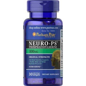 Viên uống bổ não Puritan's Pride Neuro-PS Phosphatidylserine 100mg 60 viên