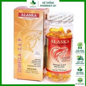 Viên uống bổ não sáng mắt đẹp da Alaska Omega-369