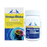 Viên Uống Bổ Não, Tăng Cường Trí Nhớ AuGoldHealth Của Úc - Ginkgo Biloba 2500mg - 100 Viên