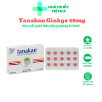 Viên uống bổ não tăng cường trí nhớ Ipsen Tanakan Ginkgo 40mg hộp 30 viên