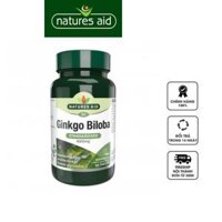 Viên uống bổ não, tăng trí nhớ_Ginkgo Biloba 6000mg NATURES AID - Bạch quả hàm lượng cao
