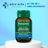 Viên uống bổ não Thompson's One A Day Ginkgo 6000mg, Ginkgo Thompsons