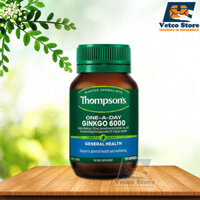 Viên uống bổ não Thompsons Ginkgo 6000mg 60 viên