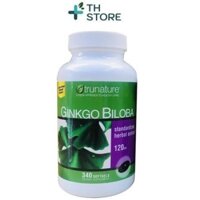 Viên uống bổ não TRUNATURE ginkgo Biloba 120mg của Mỹ 300 viên và 340 viên